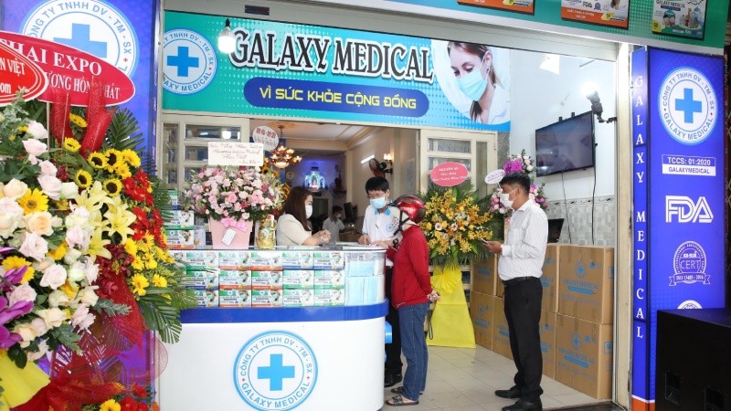 Khai trương Showroom khẩu trang y tế Galaxy Medical