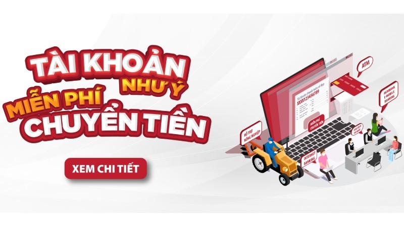 Agribank tiếp tục miễn phí dịch vụ chuyển tiền trên kênh Internet Banking