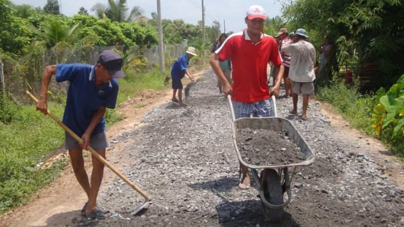 Mô hình “Cộng đồng dân cư quản lý xây dựng nông thôn mới” tại Tây Ninh.