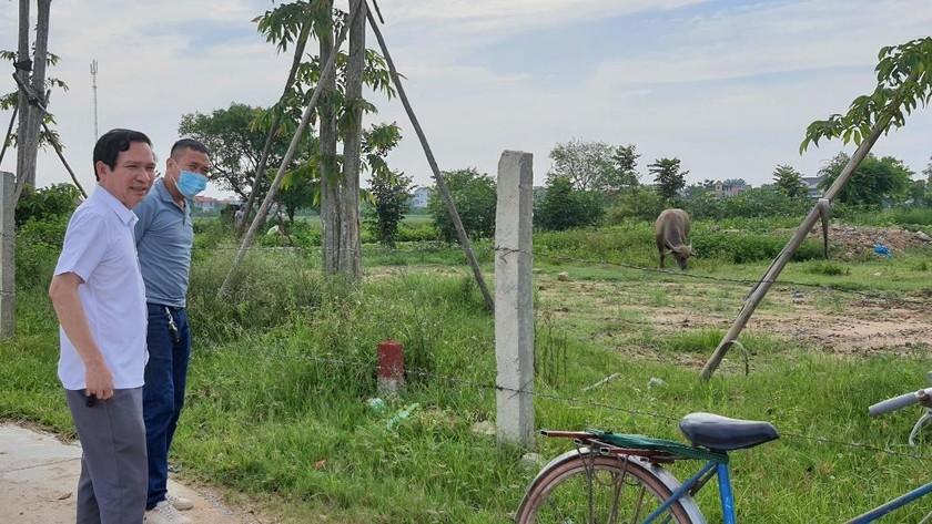 Một dự án được huyện Quỳnh Lưu chấp thuận chủ trương, phê duyệt quy hoạch và giao đất nhưng chưa thể triển khai. 