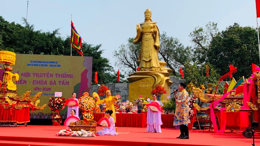 Khai mạc lễ hội truyền thống đền, chùa Bà Tấm - Hoàng Thái hậu Ỷ Lan