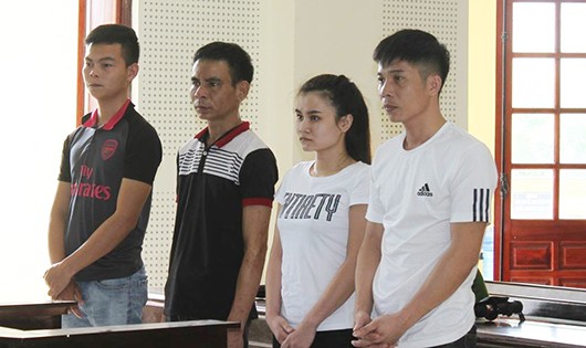 Nhóm đối tượng nhận án phạt tù tại phiên tòa