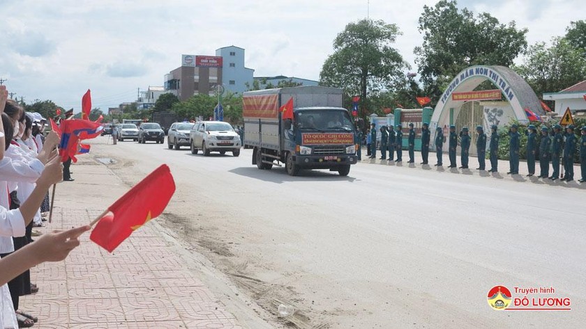 103 hài cốt liệt sỹ, chuyên gia, quân tình nguyện được cất bốc đưa về an táng.