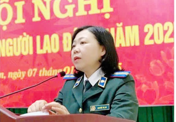Chị Nguyễn Thị An- Phó trưởng Phòng Kiểm tra, giải quyết khiếu nại, tố cáo