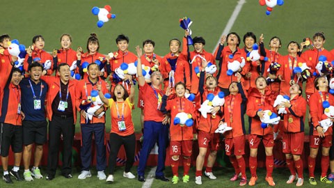 ĐT bóng đá nữ Quốc gia nhận được khoảng 22 tỷ VNĐ sau khi vô địch SEA Games.