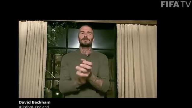 Beckham một trong 50 ngôi sao tham gia chiến dịch tri ân các nhân viên y tế