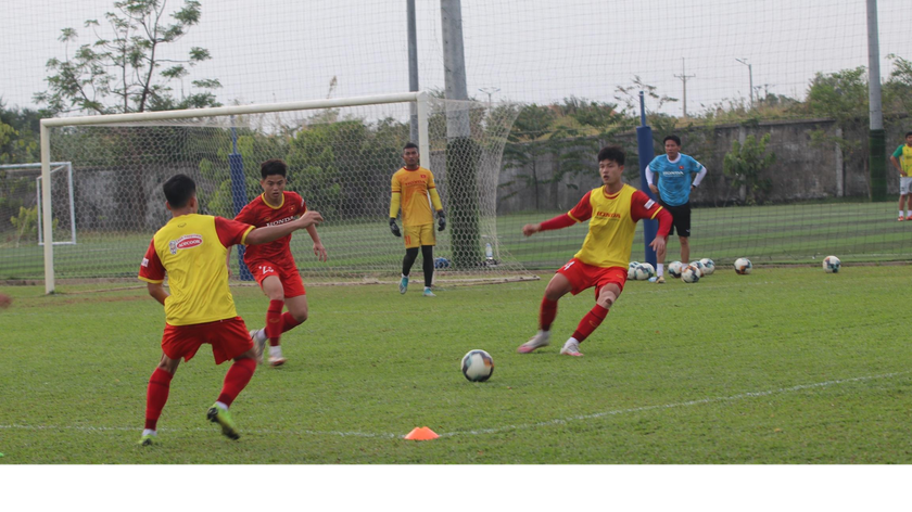 U23 đang tập luyện tích cực chuẩn bị ch giải đấu U23 Đông Nam Á