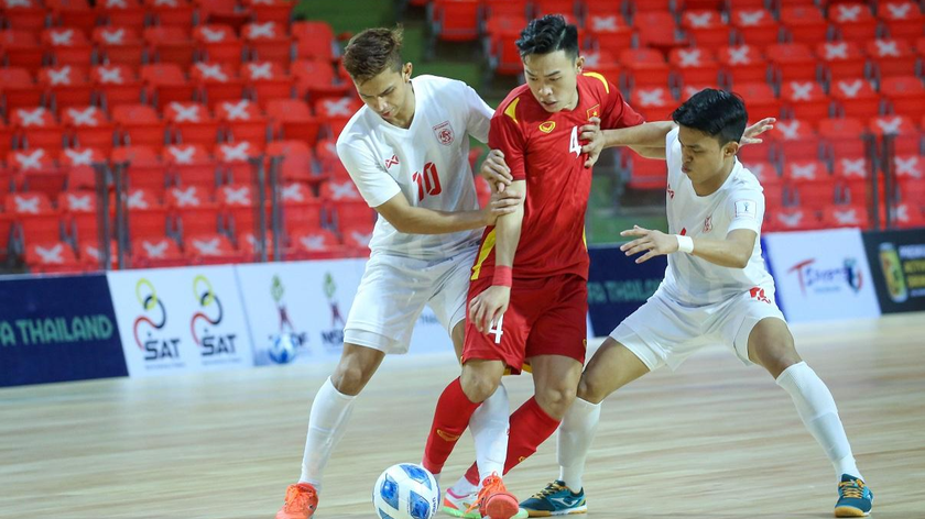 futsal Việt Nam có trận ra quân không như mong đợi.