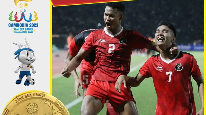 U22 Indonesia vô địch SEA Games 32 (ảnh BTC SEA Games)