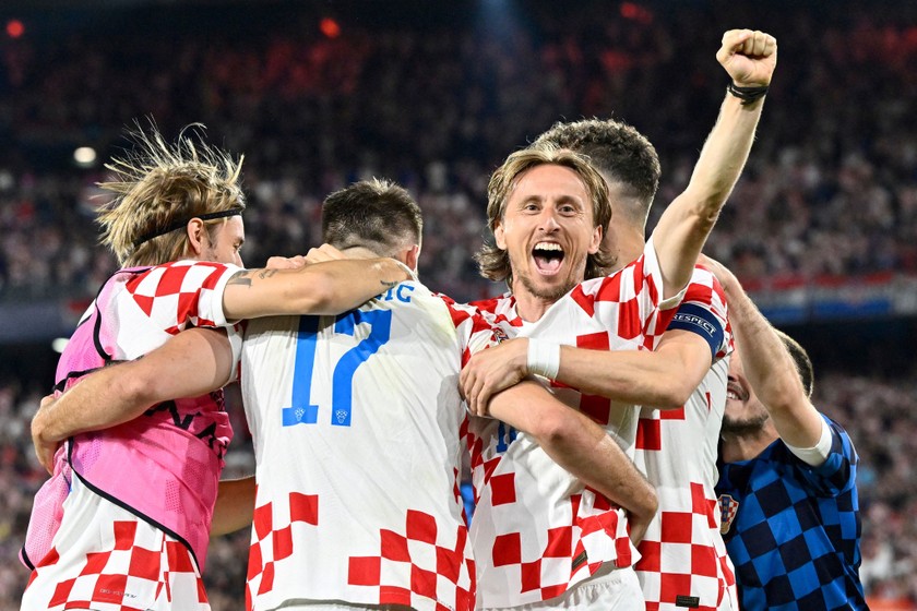 Luka là chiến binh không mỏi của đội tuyển Croatia (ảnh UEFA Euro)