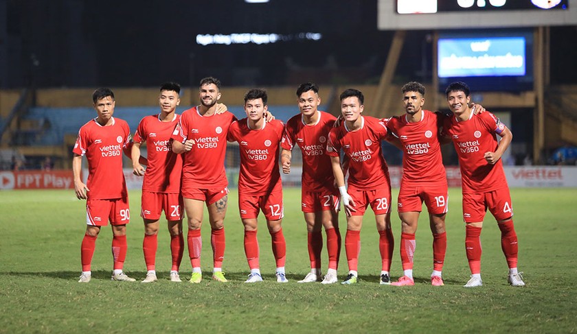 Sau khi không có cơ hội tranh chức vô địch V.League, Viettel đặt mục tiêu ở Cúp quốc gia, ảnh VPF