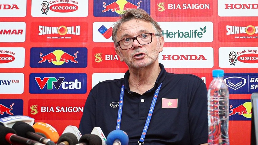 HLV Philippe Troussier: “Đích đến của ĐT Việt Nam là các trận đầu tiên của vòng loại World Cup vào tháng 11”, ảnh VFF