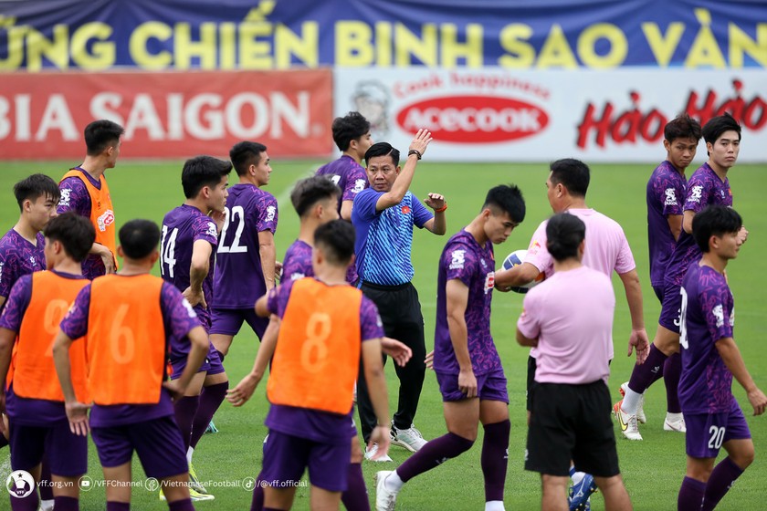 U23 Việt Nam đặt mục tiêu tiến xa tại VCK U23 châu Á 2024, ảnh VFF