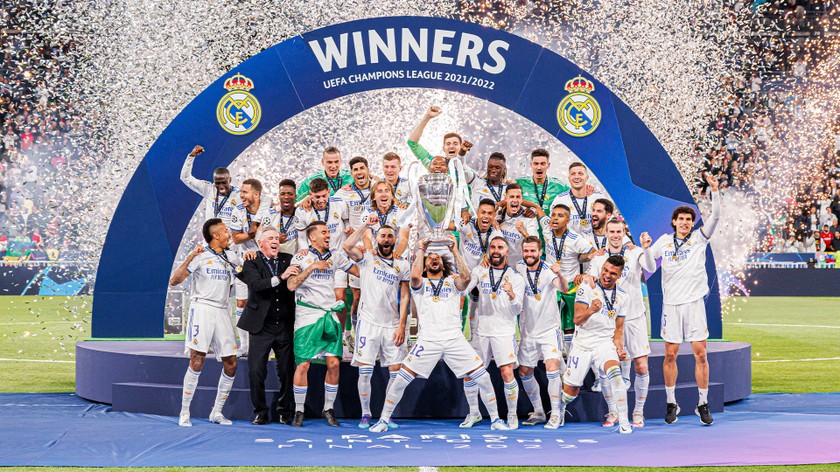 Real thêm một lần nữa vô địch Champions League? Ảnh RM