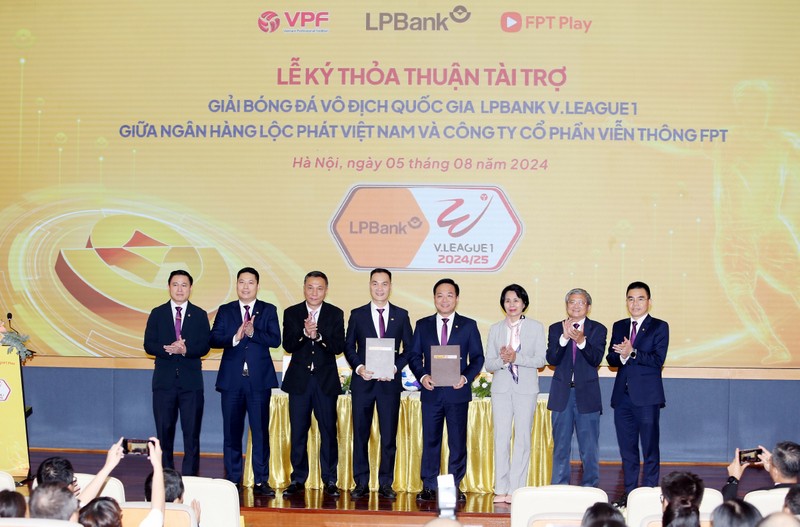 V.League có tên nhà tài trợ mới từ năm 2024 (Ảnh VPF)