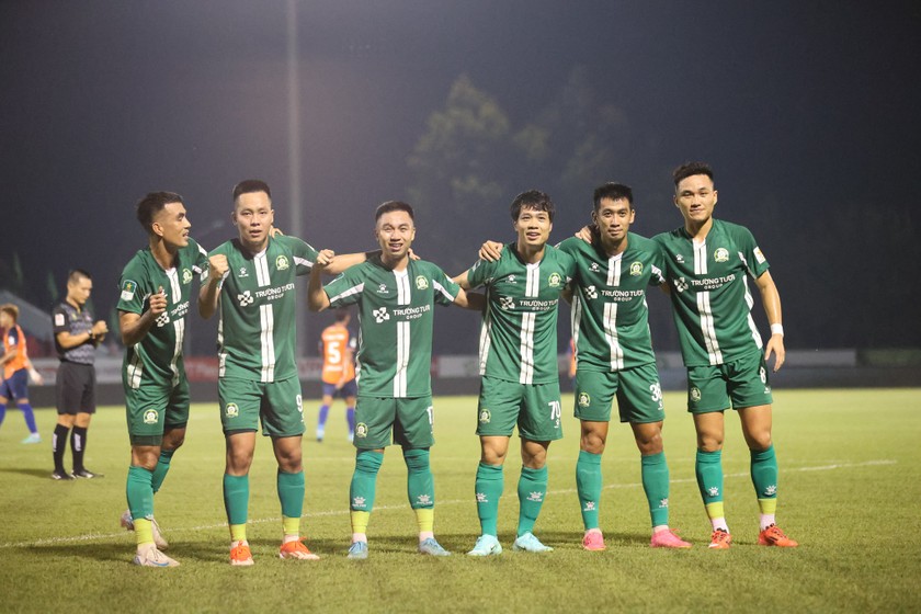 Bình Phước vẫn rất gian nan trên con đường lên chơi V.League (Ảnh VPF)