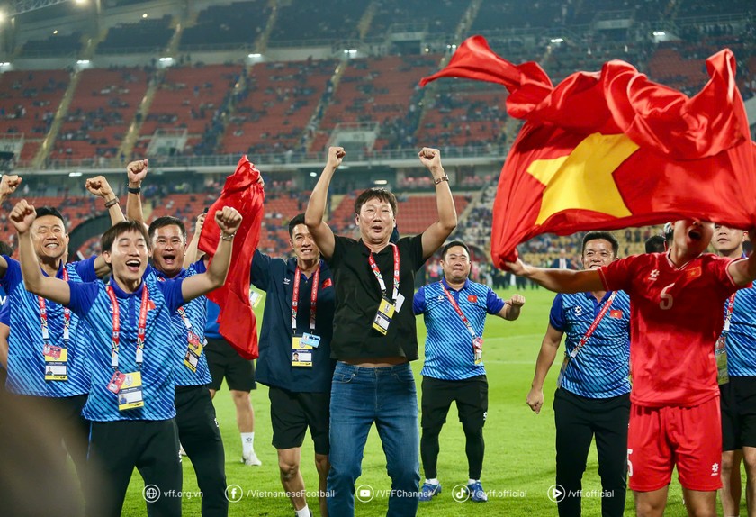 Đội tuyển Việt Nam đã vô địch AFF Cup 2024 với thành tích thuyết phục (Ảnh: VFF)