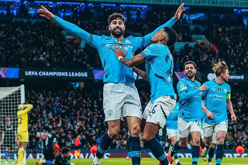 Man City tiếp tục cuộc hành trình khó khăn tại mùa giải Champions League 24/25 (Ảnh: MC)