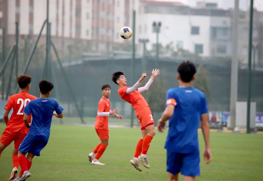 U17 Việt Nam đang chuẩn bị tích cực cho giải U17 Châu Á. (Ảnh VFF)