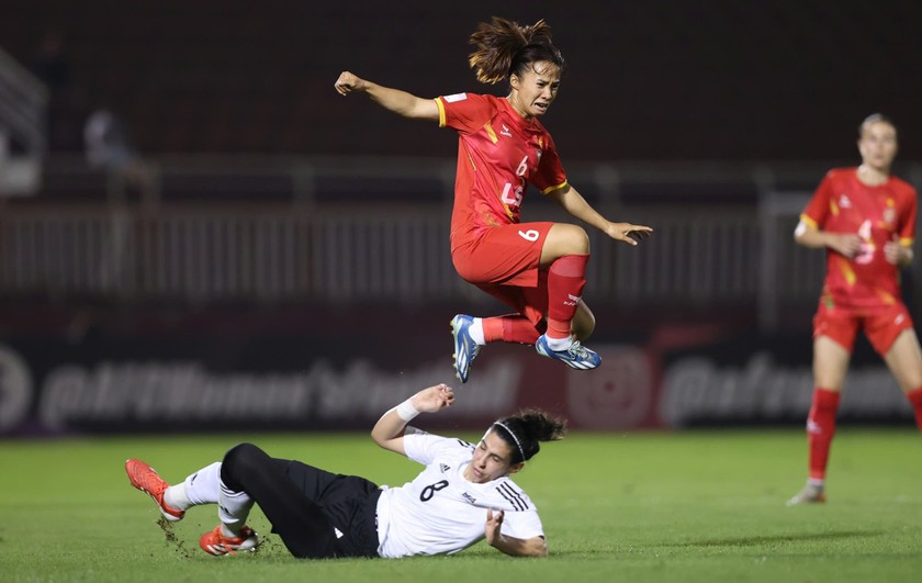 CLB nữ TP Hồ Chí Minh đã có chiến thắng ngoạn mục để lọt vào bán kết Champions League nữ châu Á 2024/25 (Ảnh: VFF)