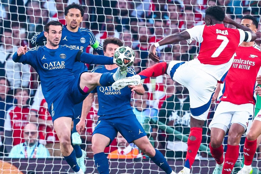 Trận bán kết lượt về giữa PSG và Arsenal hứa hẹn sẽ rất hấp dẫn. (Ảnh PSG)