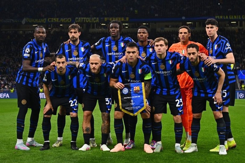 Inter chuẩn bị đá trận chung kết Champions League với PSG vào ngày 1/6 (Ảnh Inter)