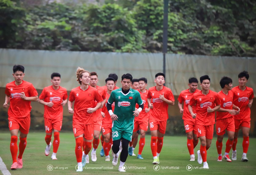 U23 đang hội quân chuẩn bị cho những giải đấu quan trọng (Ảnh VFF)