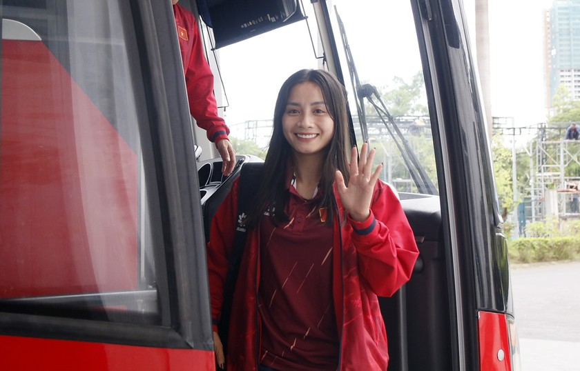 Đội tuyển nữ Việt Nam đến Phú Thọ chuẩn bị cho Asian Cup 2026 (Ảnh VFF) 