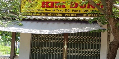 Tiệm vàng Kim Dũng đóng cửa kể từ ngày xảy ra vụ cướp