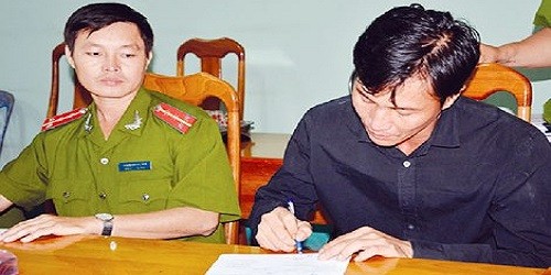 Hải tại cơ quan điều tra