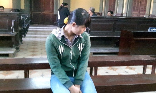 Bị cáo tại tòa.