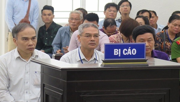 Các bị cáo tại tòa