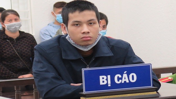 Bị cáo tại tòa.