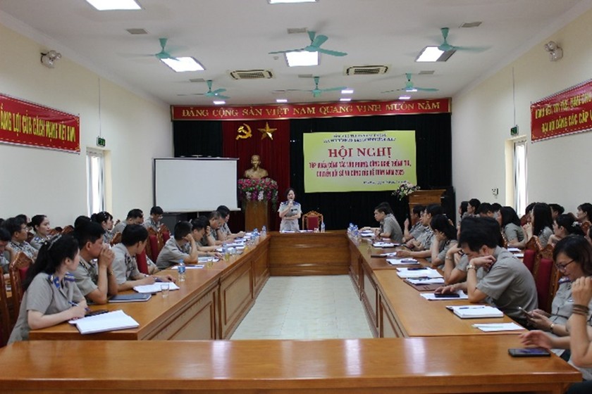 Cảnh Hội nghị tập huấn.