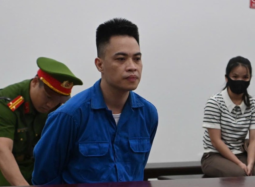 Bị cáo tại tòa.