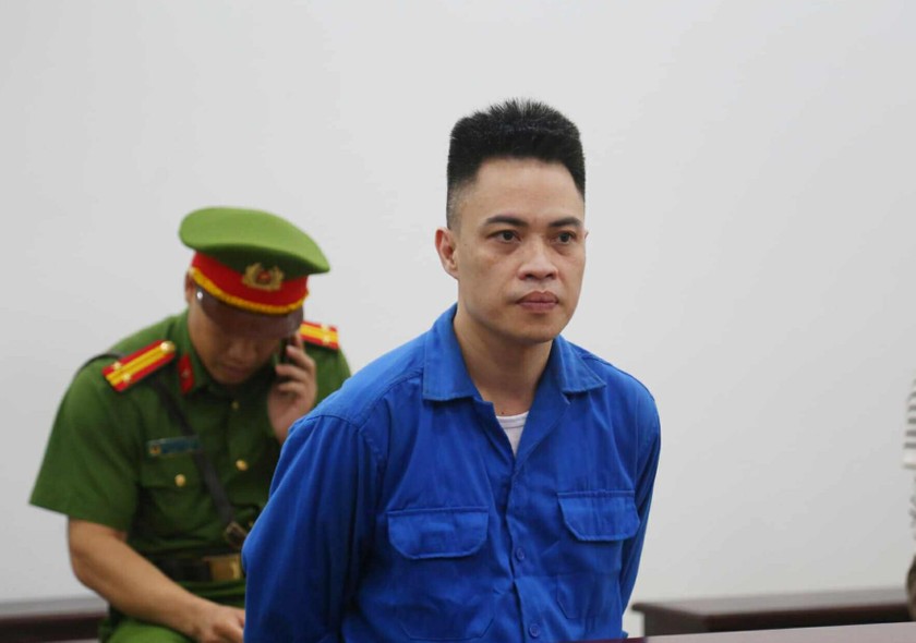 Bị cáo tại tòa.