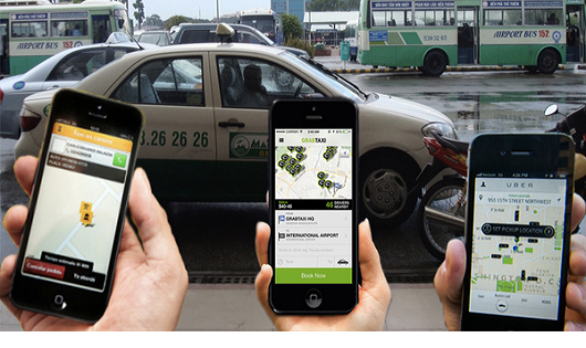 Ảnh minh họa: Dự thảo cũng không đề cập đến ĐKKD của Grab, Uber…