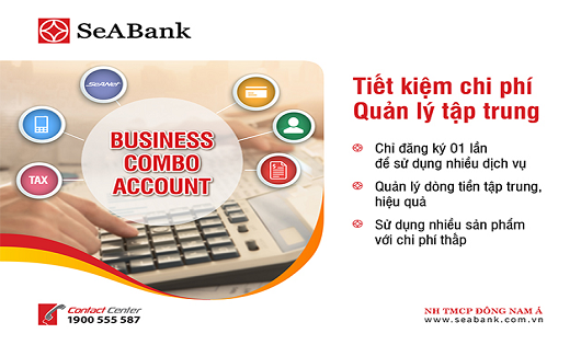 SeABank triển khai gói tài khoản Combo Account tiện ích dành cho doanh nghiệp