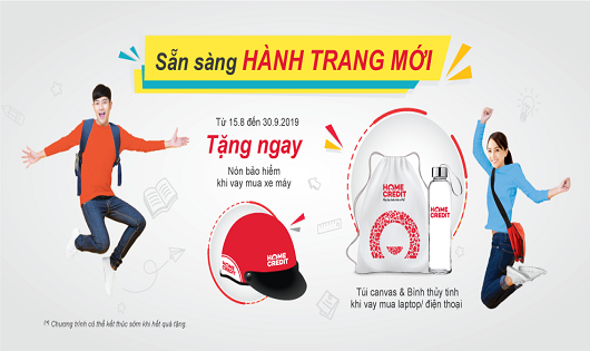 Sẵn sàng hành trang năm học mới cùng Home Credit