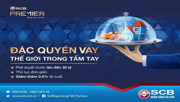 SCB triển khai sản phẩm vay cho khách hàng Premier