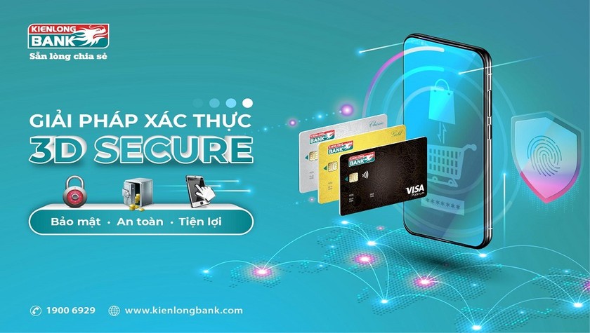 Kienlongbank triển khai dịch vụ xác thực giao dịch trực tuyến 3D Secure