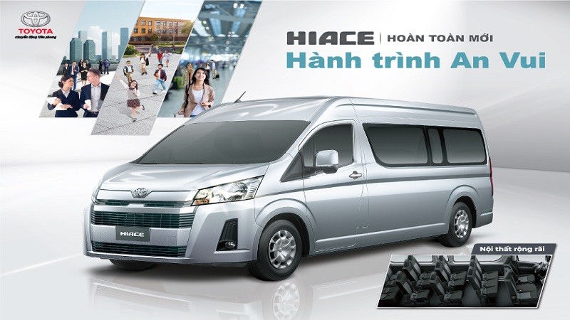 Toyota Hiace thế hệ mới.