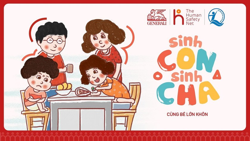   Chương trình “Sinh Con, Sinh Cha” hướng tới những gia đình có con em từ 0 đến 6 tuổi với mục tiêu chia sẻ kiến thức, kinh nghiệm và kỹ năng nuôi dạy con, giúp các bé lớn khôn và phát triển tiềm năng trong vòng tay yêu thương của gia đình.