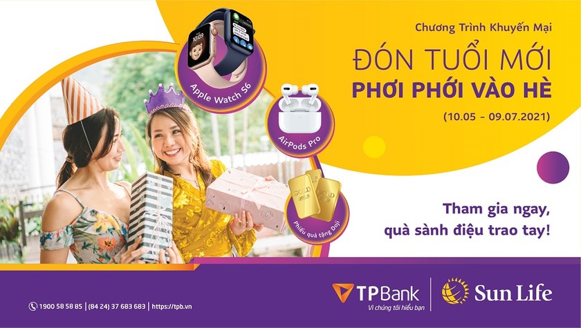 Sun Life Việt Nam triển khai chương trình khuyến mại “Đón Tuổi Mới, Phơi Phới Vào Hè” 