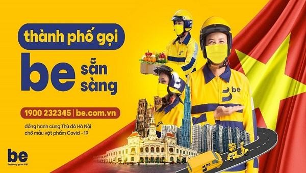 Tài xế Be trực 24/24h tại các trung tâm y tế quận huyện Hà Nội để vận chuyển mẫu phẩm COVID-19