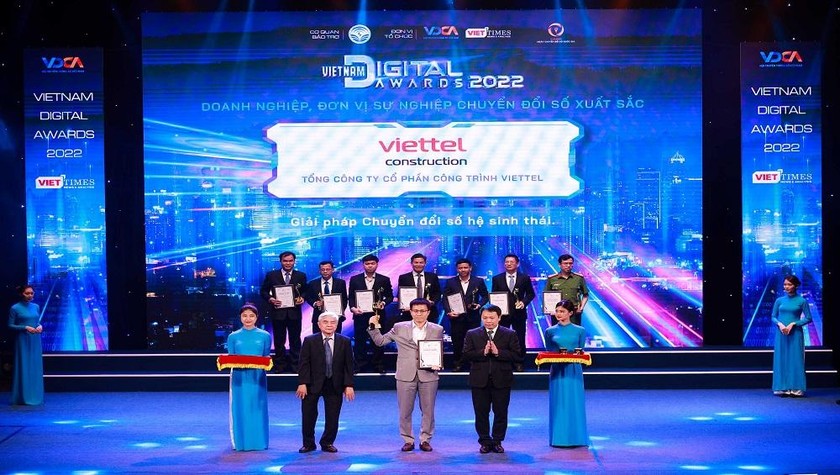 Viettel dẫn đầu giải thưởng chuyển đổi số Việt Nam 2022