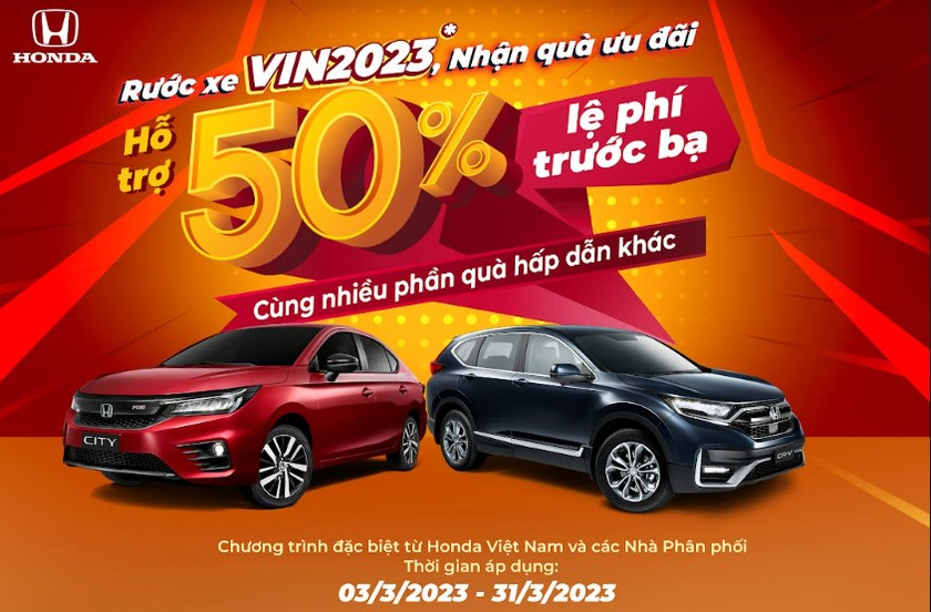 “Rước xe VIN2023 - Nhận quà ưu đãi” 