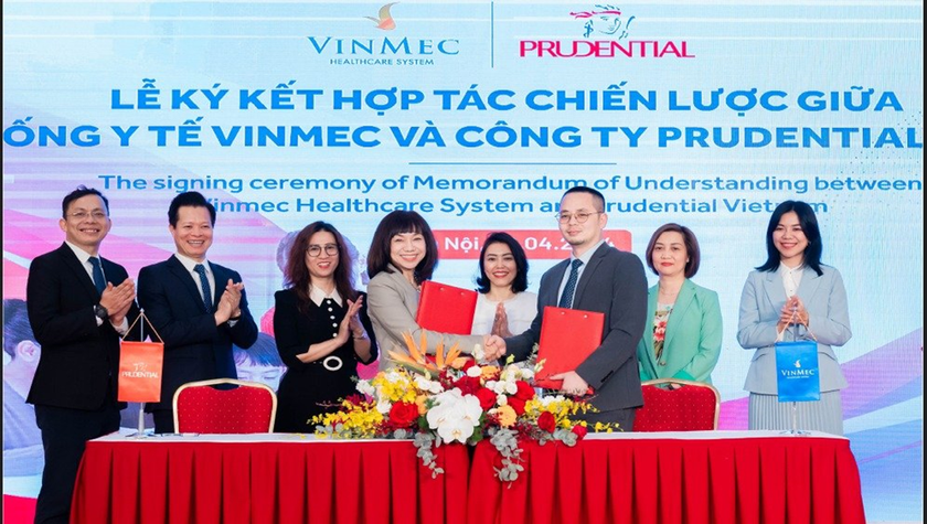 Prudential và Vinmec ký hợp tác chiến lược, mang lại giải pháp y tế tốt hơn cho khách hàng