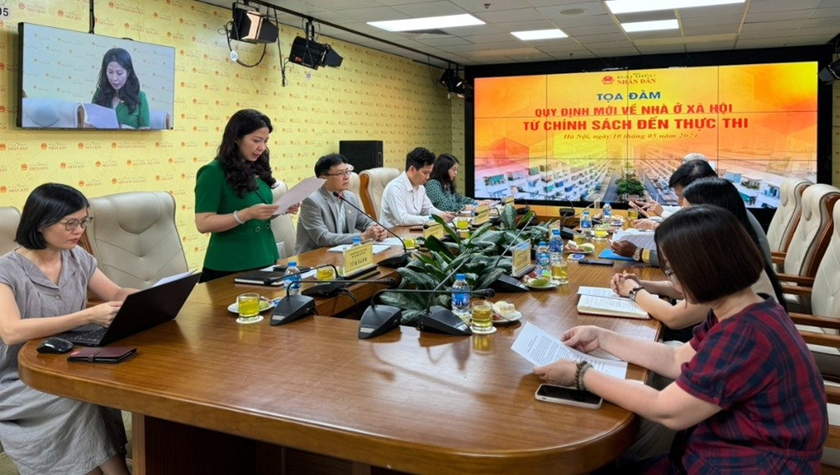 Tọa đàm “Quy định mới về NOXH: từ chính sách đến thực thi” do Báo Đại biểu Nhân dân tổ chức chiều 10/5