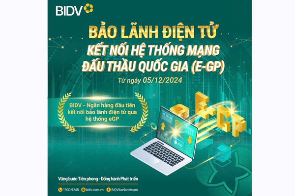 Ngân hàng tiên phong kết nối Mạng đấu thầu quốc gia để triển khai bảo lãnh dự thầu điện tử